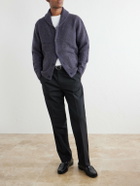 Hartford - Alpaca, Yak, and Wool-Blend Cardigan - Blue