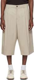 MMIC Beige Morrison Bermuda Shorts