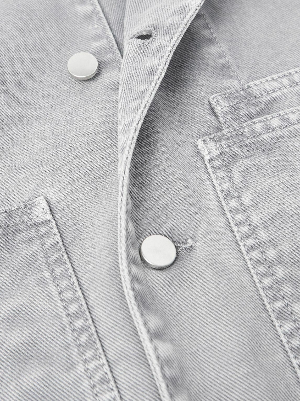 LEMAIRE - Denim Overshirt - Gray