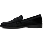 Marsèll Black Mocasso Short Hair Leather Loafers
