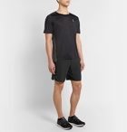 On - Hybrid 2-in-1 Stretch-Jersey Shorts - Black