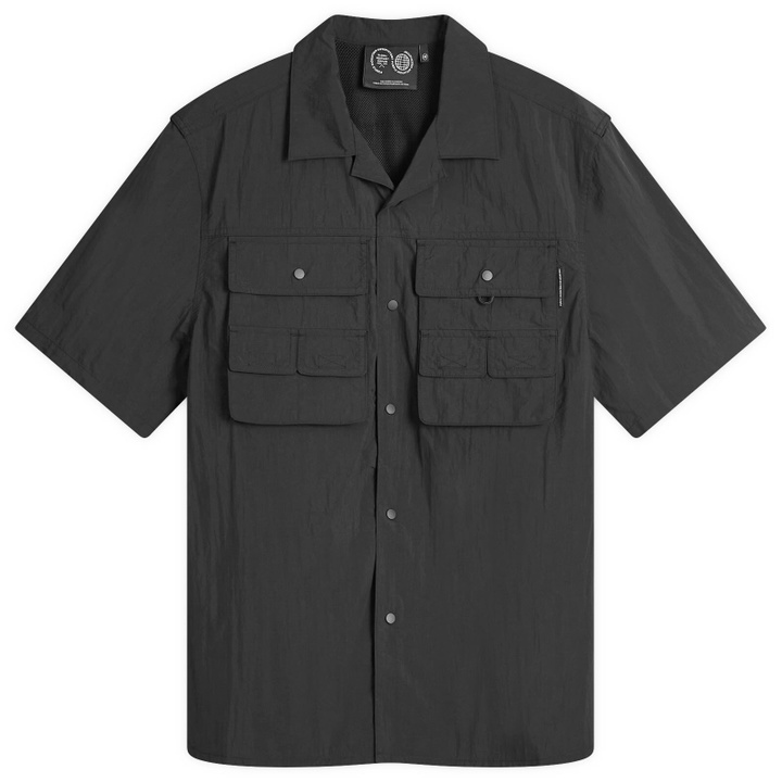 Photo: Purple Mountain Observatory Men's Short Sleeve Trail Shirt in Black
