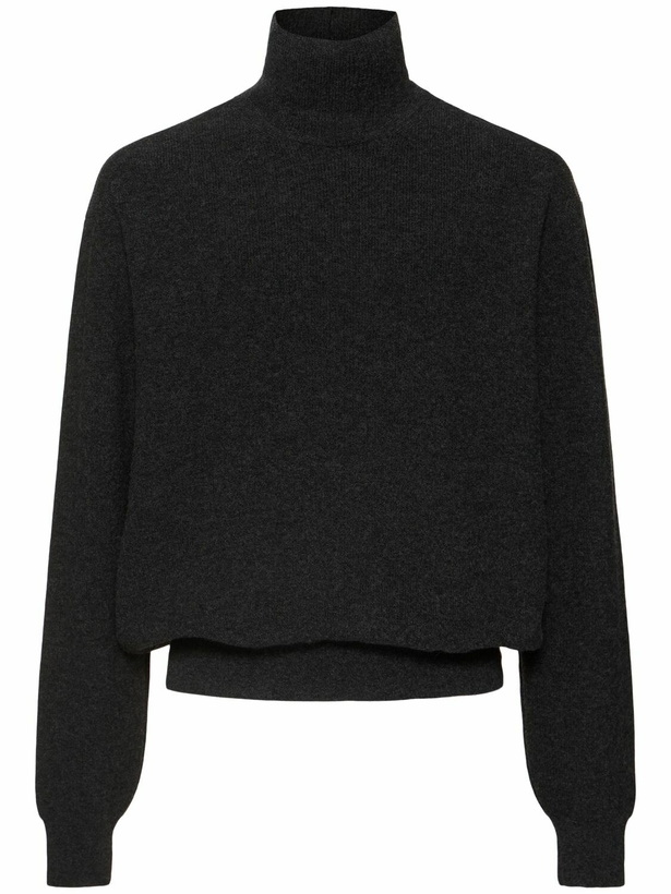 Photo: LEMAIRE Regular Fit Wool Turtleneck Sweater