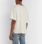 Dolce & Gabbana - Printed Cotton-Jersey T-Shirt - Neutrals