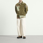 NOMARHYTHM TEXTILE Men's x Needles Rebuild Coverall Jacket in Olive X Camo