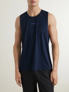 Lululemon - Logo-Print Mesh Running Top - Blue