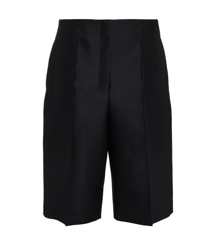 Photo: The Row Flash high-rise wool and silk shorts