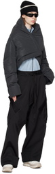 Templa Black Wrap Down Jacket