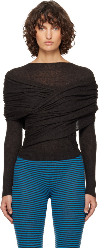 Photo: Paloma Wool Brown Elio Sweater