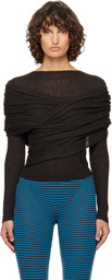 Paloma Wool Brown Elio Sweater
