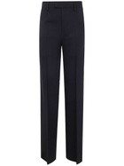 Ann Demeulemeester Maaike Flared Leg Comfort Trousers Viscose in Black