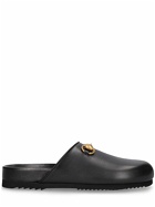 GUCCI - 20mm Sol Leather Slippers