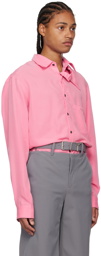 Y/Project Pink Double Collar Shirt