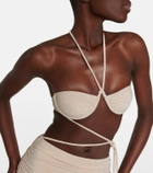Bananhot Milan cutout ruched midi dress