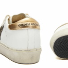 Golden Goose Women's Hi-Top Sar Leather Sneakers in White/Black/Gold