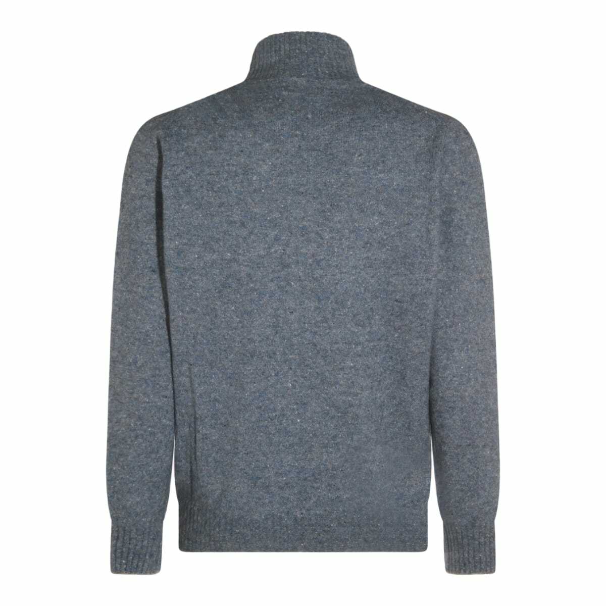 Brunello Cucinelli Grey Blue Knitwear Brunello Cucinelli