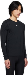 adidas Originals Black Techfit Training Long Sleeve T-Shirt