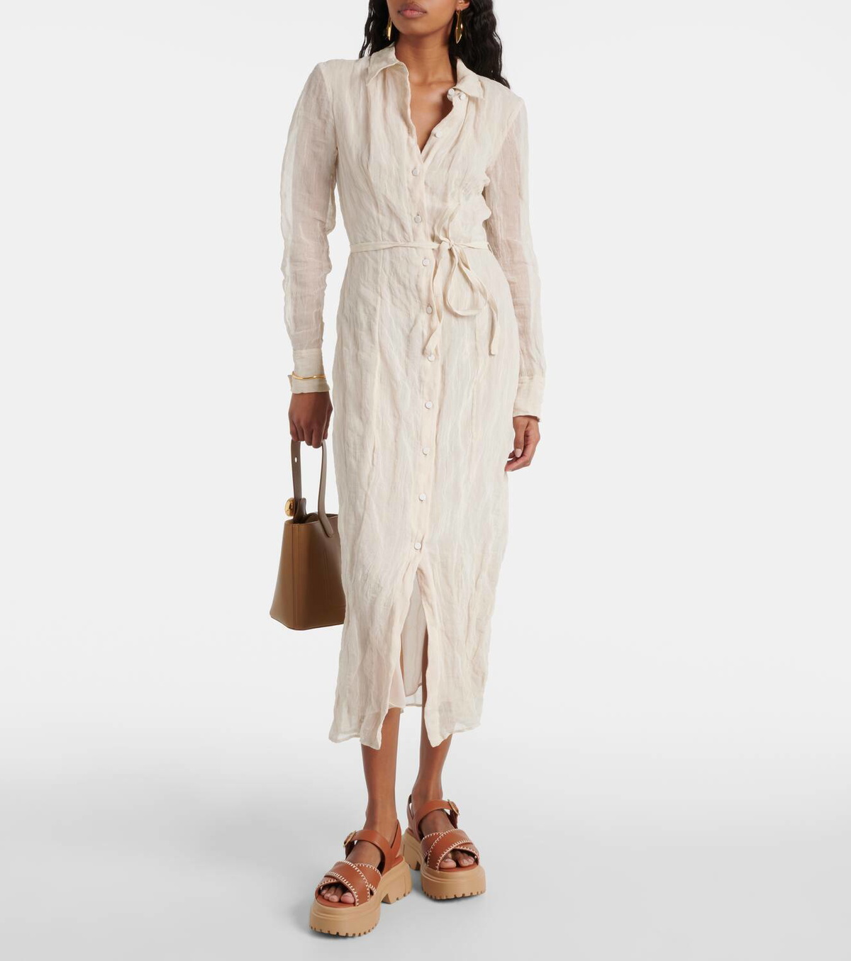 サンダル・ミュール HOGAN Leather sandal with midsole 25193011_55635676_1000.jpg