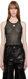BONBOM Black Crewneck Tank Top