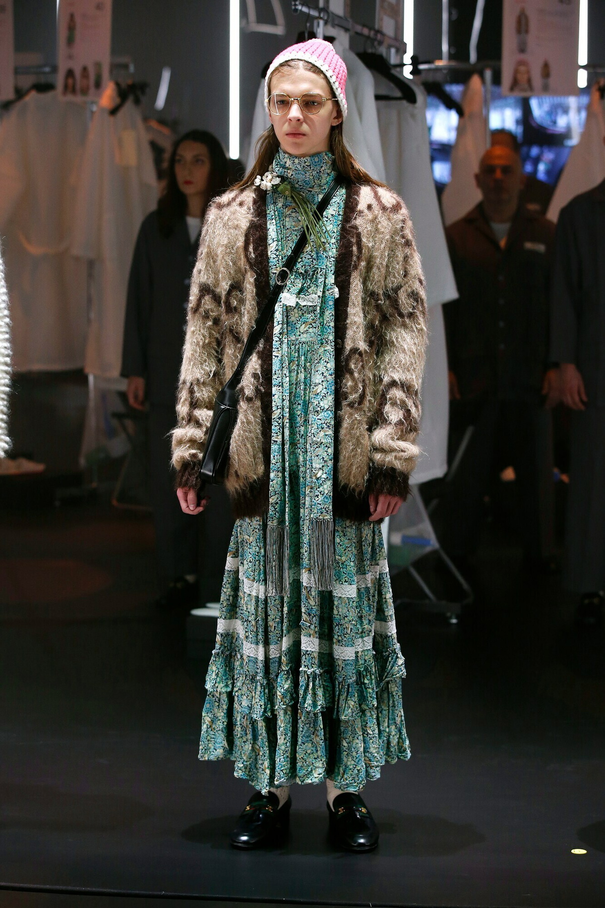 Gucci - GG reversible mohair-blend cardigan Gucci