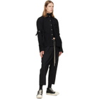 Rick Owens Black Tower Low Sneaks Sneakers