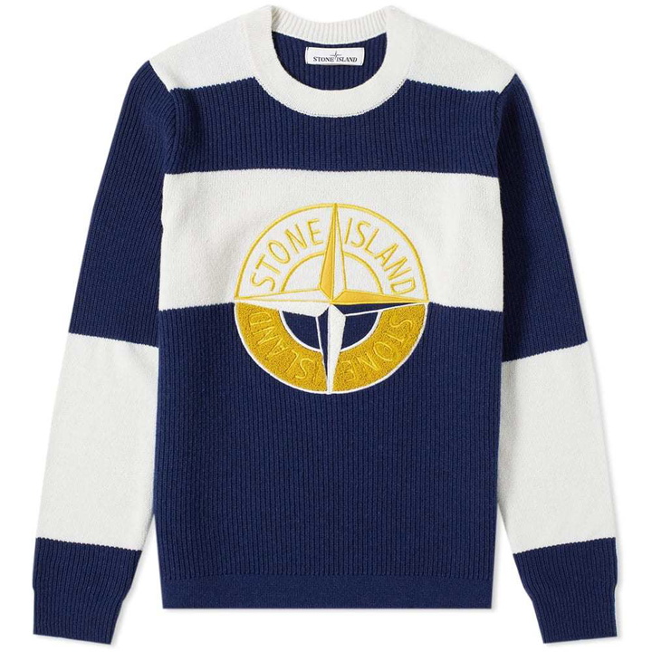 Photo: Stone Island Graphic Embroidered Logo Knit