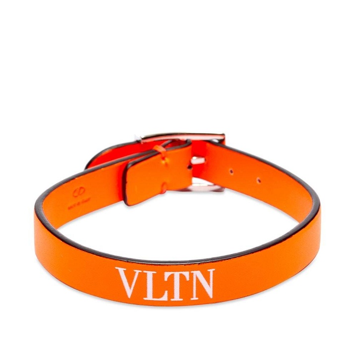 Photo: Valentino Fluo VLTN Leather Bracelet