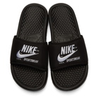 Nike Black Benassi Just Do It Sandals