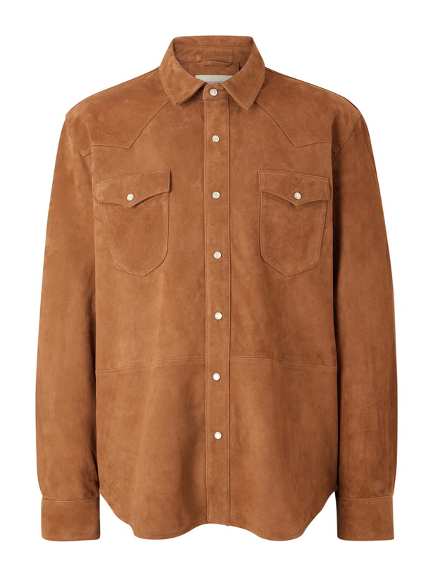 Photo: Officine Générale - Mashall Suede Jacket - Brown