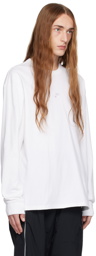 Nike White Embroidered Long Sleeve T-Shirt