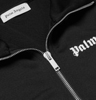 Palm Angels - Slim-Fit Glittered Printed Tech-Jersey Track Jacket - Black