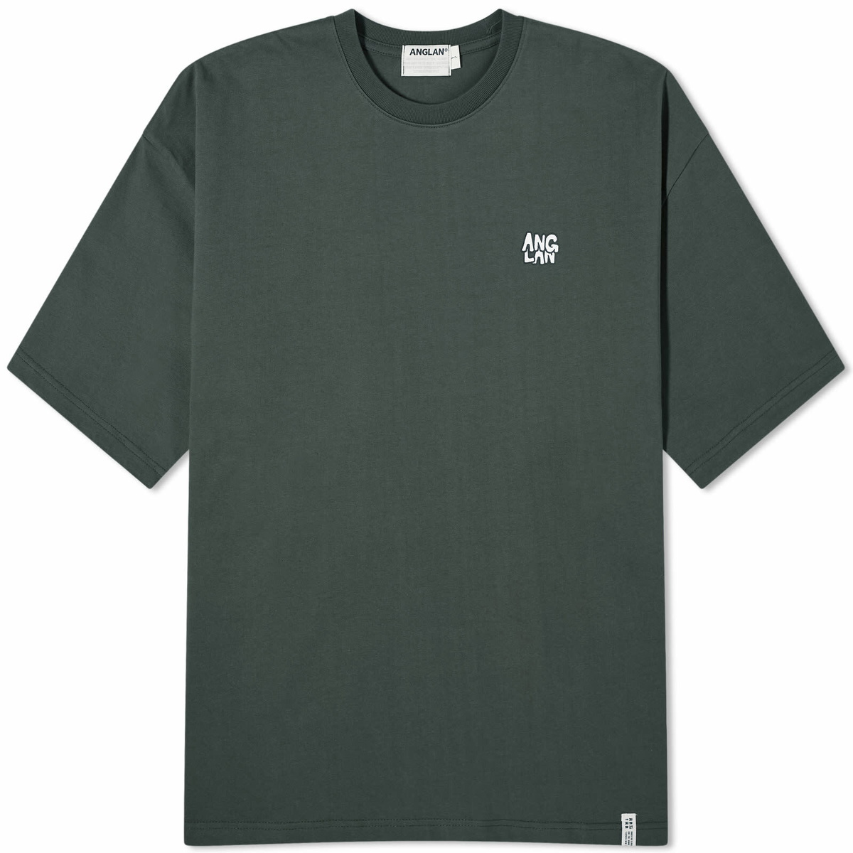 【ANGLAN】Garment Pocket Half Tee Anglan Hidden Wappen Pocket Half Tee White – Degli Uberti