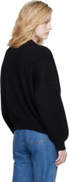 KHAITE Black Margaux Sweater