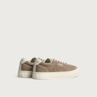 Stepney Workers Club Men's Dellow 02 Suede Sneaker in Warm Grey
