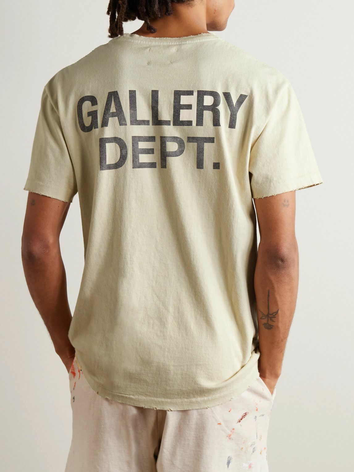 【GALLERY DEPT.】WORK IN PROGRESS GALLERY DEPT. Work In Progress Cotton T-shirt | Neutrals