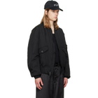 Y-3 Black Cargo Bomber Jacket