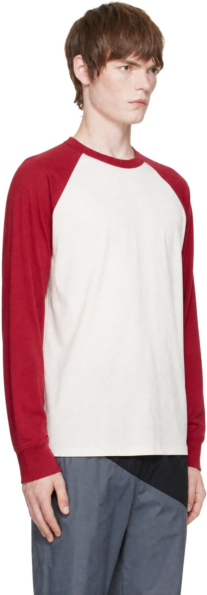 Gimaguas White & Red Samuel Long Sleeve T-Shirt