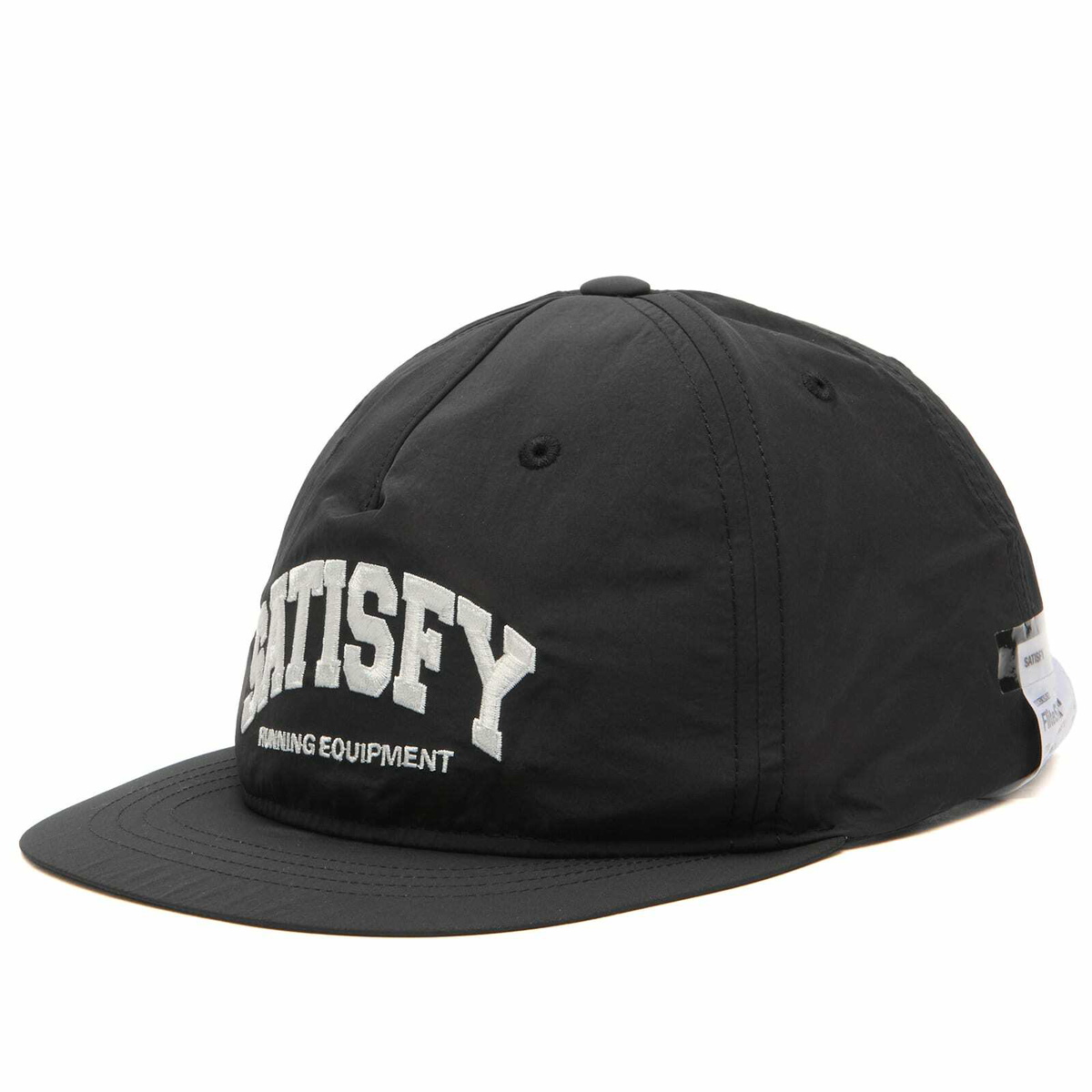 Satisfy Men's Peaceshell Running Cult Member Cap in Black Satisfy