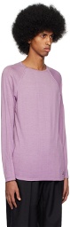 Dunhill Purple Garment Dye Sweater
