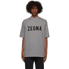 Fear of God Ermenegildo Zegna Grey Oversized Logo T-Shirt
