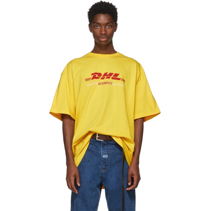 Photo: Vetements Yellow DHL Double T-Shirt