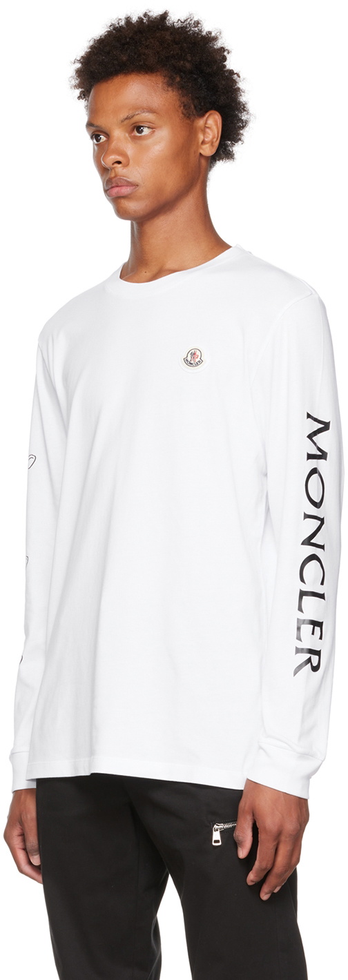 Moncler White Printed T-Shirt Moncler