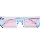 Jacquemus - Square-Frame Acetate Sunglasses - Blue