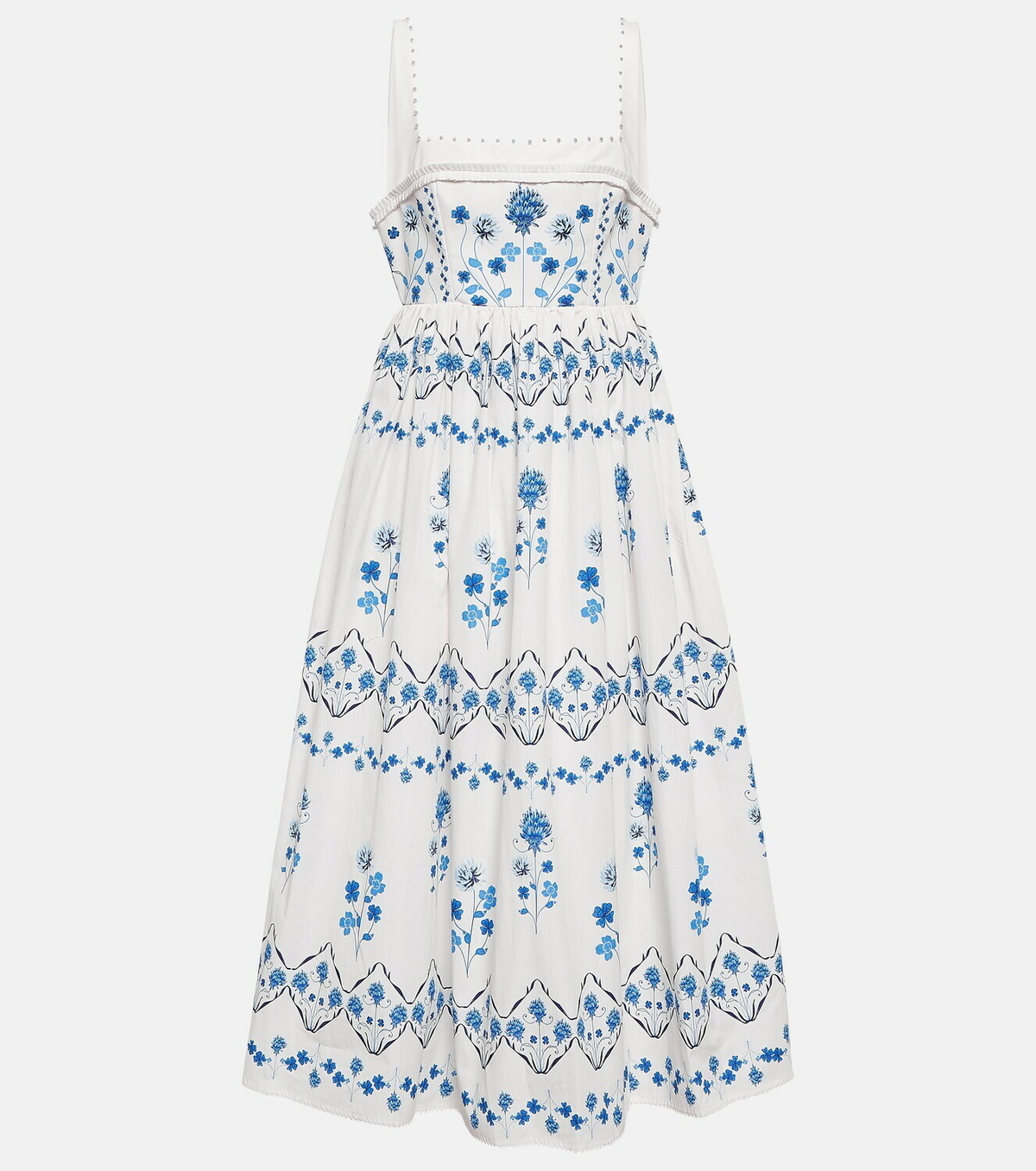 a-line chiffon dress HAPPY CLOTHING A-LINE CUFF SLEEVED CHIFFON MAXI DRESS IN BEIGE main image 1