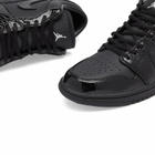 Air Jordan Women's 1 Low SE GJ W Sneaker in Black/White/Silver