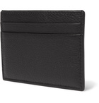 Valentino - Valentino Garavani Logo-Appliquéd Full-Grain Leather Cardholder - Black