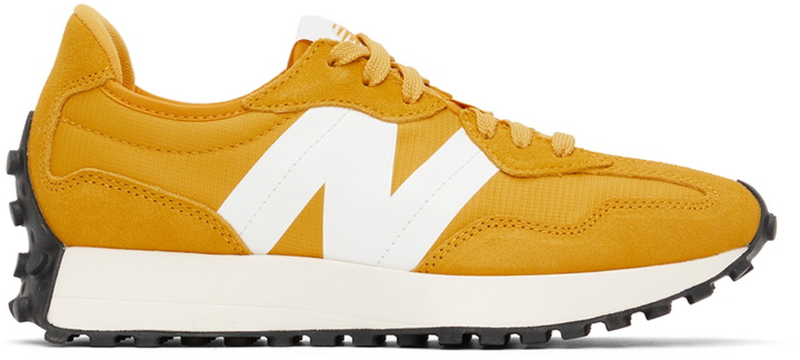 Photo: New Balance Yellow 327 Sneakers