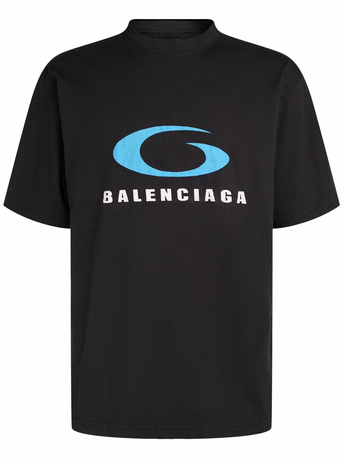 ★BALENCIAGA★アイコンフラットTシャツ BALENCIAGA】UNITY SPORTS ICON CROPPED T ラージフィット