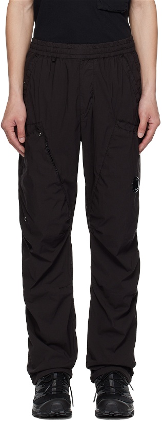 Photo: C.P. Company Black Garment-Dyed Cargo Pants