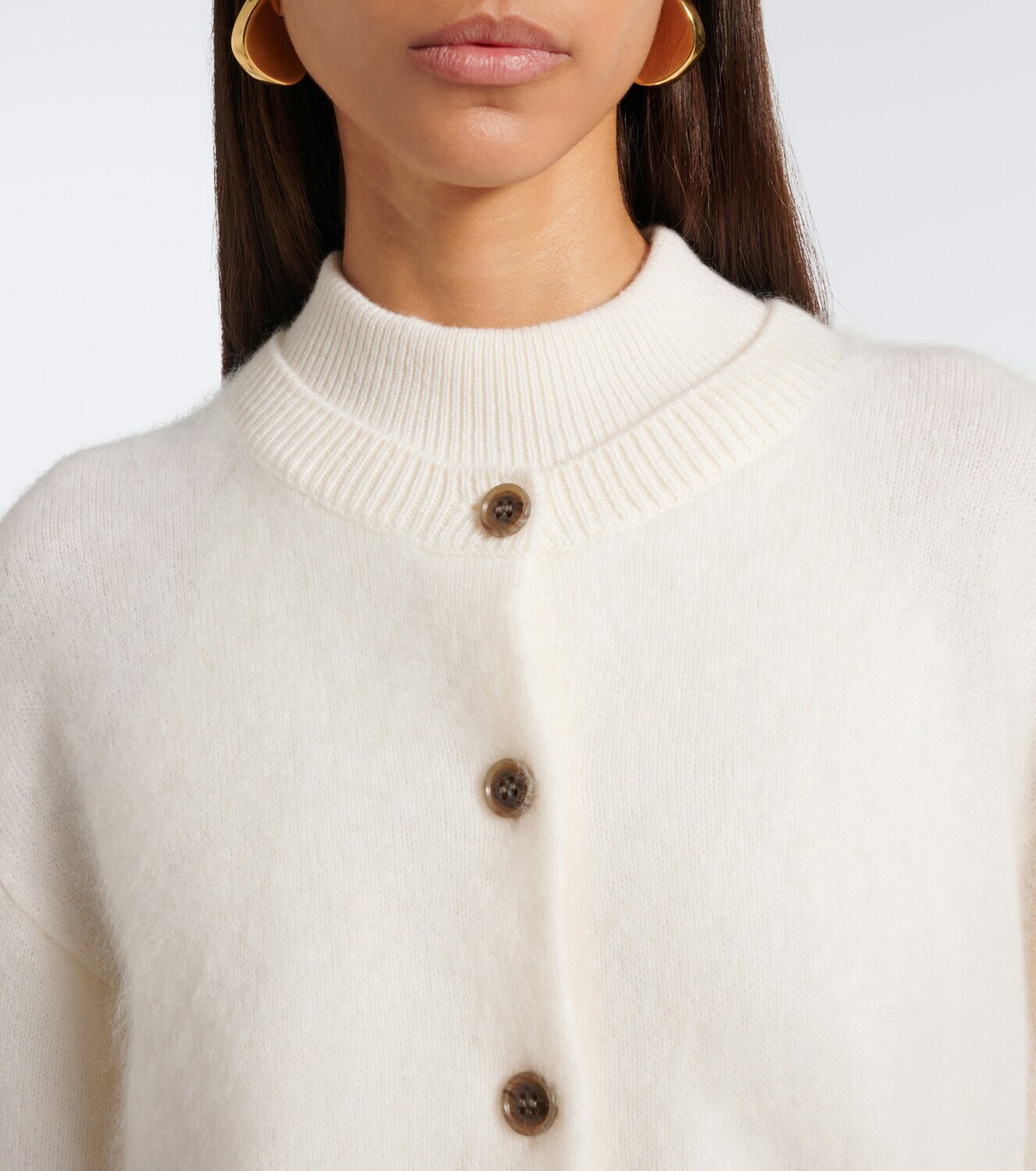 Lisa Yang Lucianne brushed cashmere cardigan